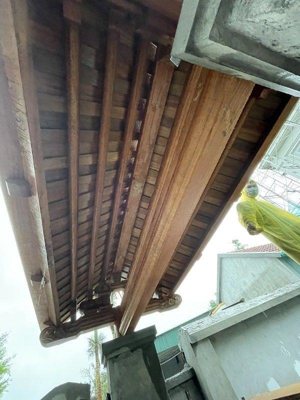 Thi công Cửa gỗ và Cầu thang gỗ Lim Lam Phi nhà chú Lượng Hà Tĩnh 40